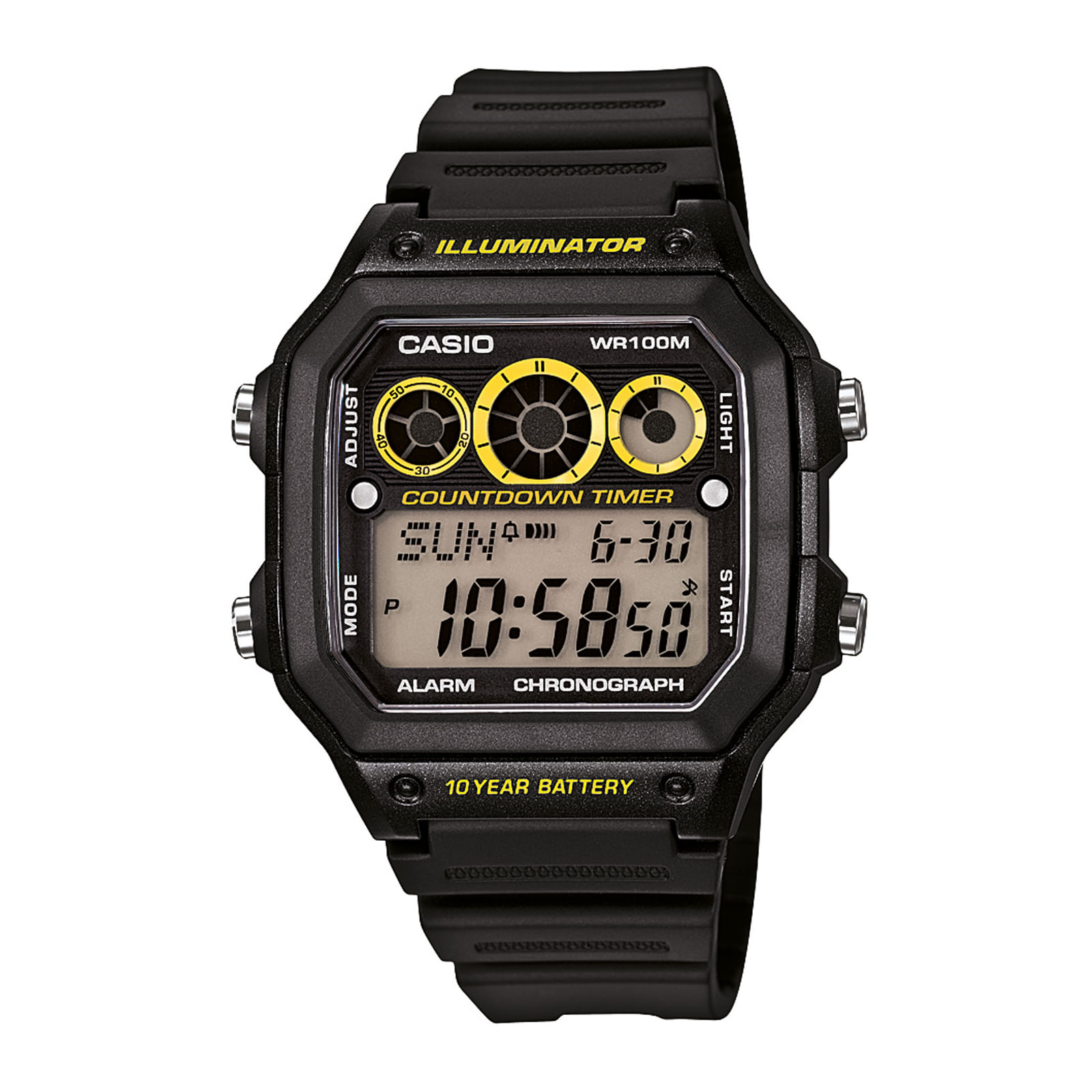 Reloj CASIO AE-1300WH-1A Resina Hombre Negro