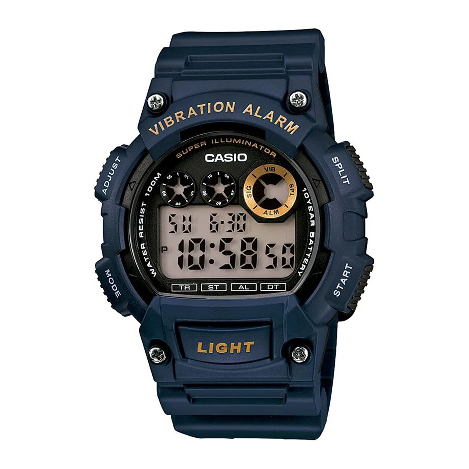 Reloj CASIO W-735H-2A Resina Juvenil Azul