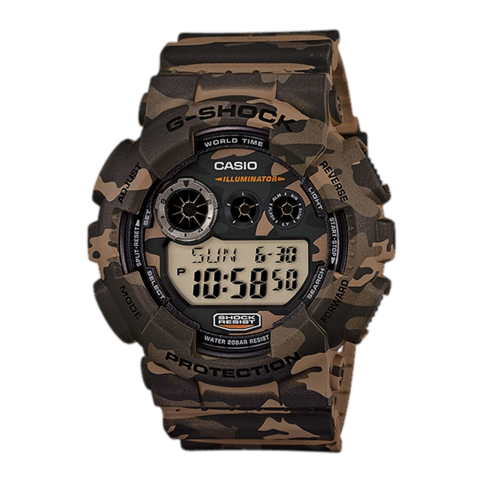 Reloj G-SHOCK GD-120CM-5D Resina Hombre Marron/Camuflado