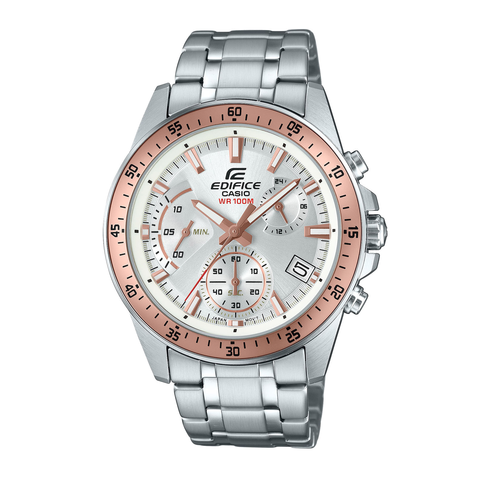 Reloj EDIFICE EFV-540D-7B Acero Hombre Plateado