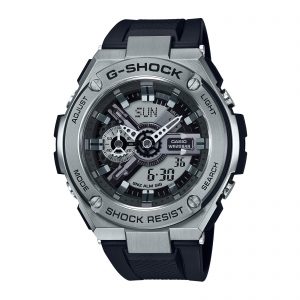 Reloj G-SHOCK GST-410-1A Resina/Acero Hombre Plateado