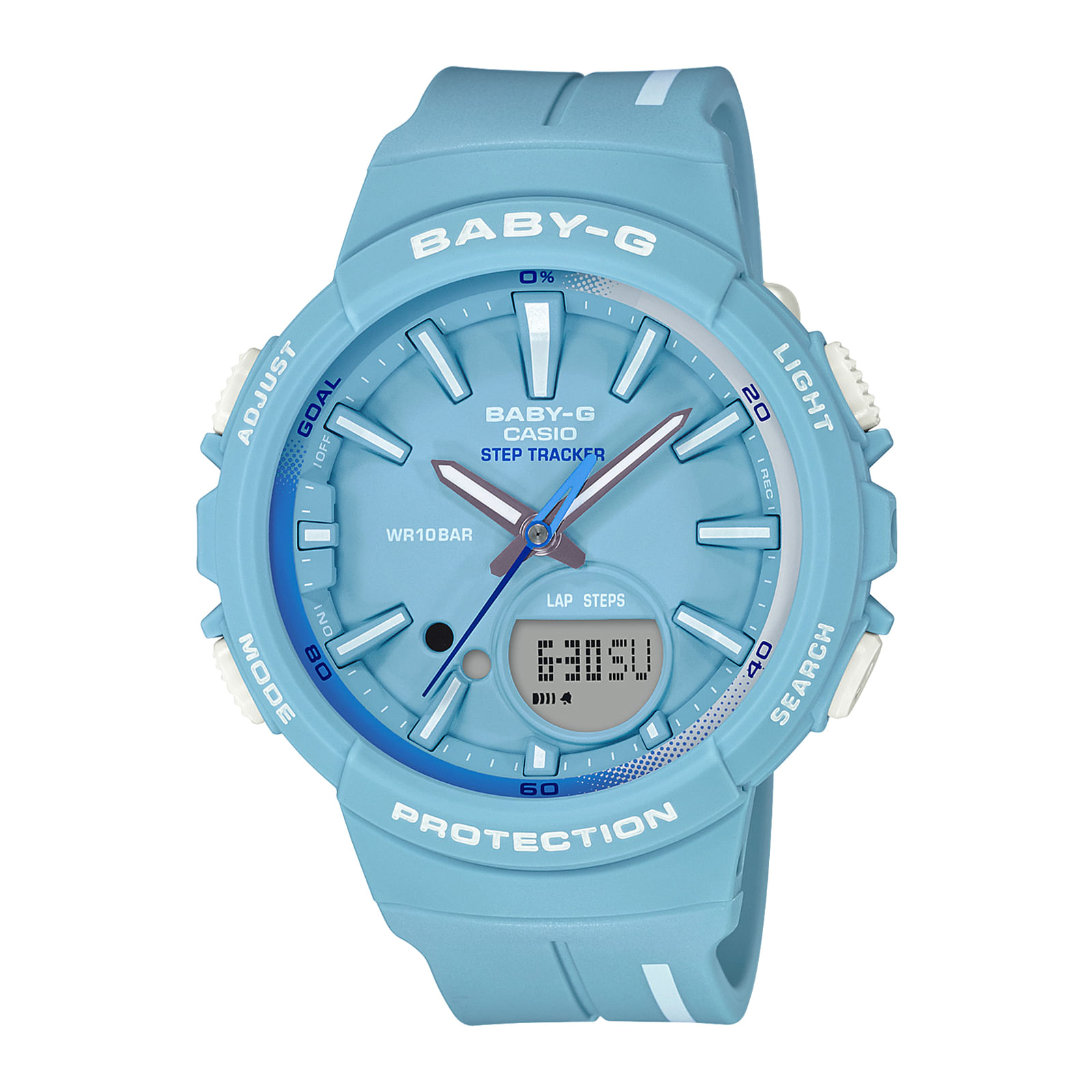 Reloj BABY-G BGS-100RT-2A Resina Mujer Celeste