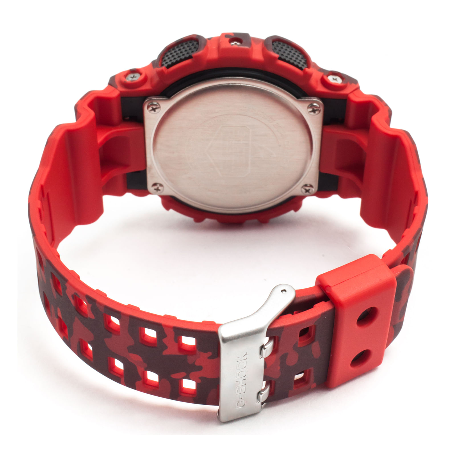 Reloj G-SHOCK GA-100CM-4A Resina Hombre Rojo/Camuflado