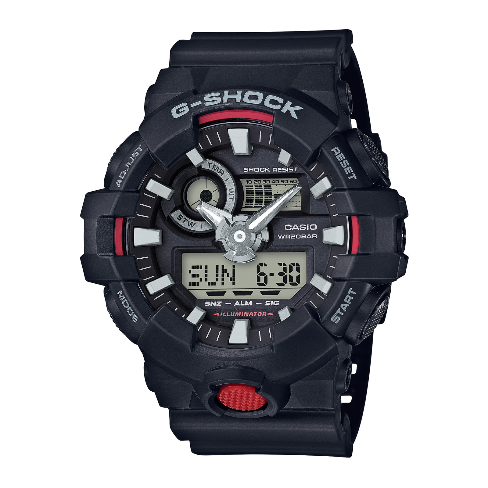 Reloj G-SHOCK GA-700-1A Resina Hombre Negro