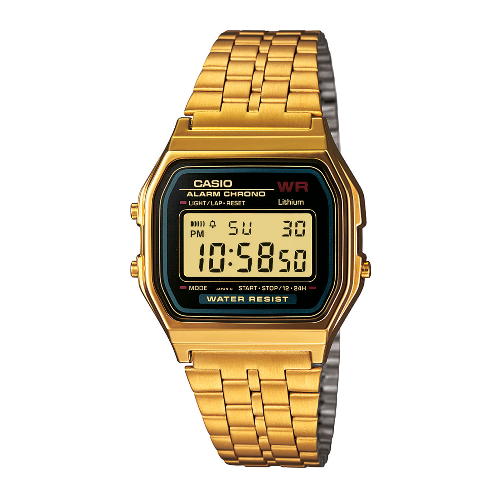 Reloj CASIO A159WGEA-1D Resina Unisex Dorado