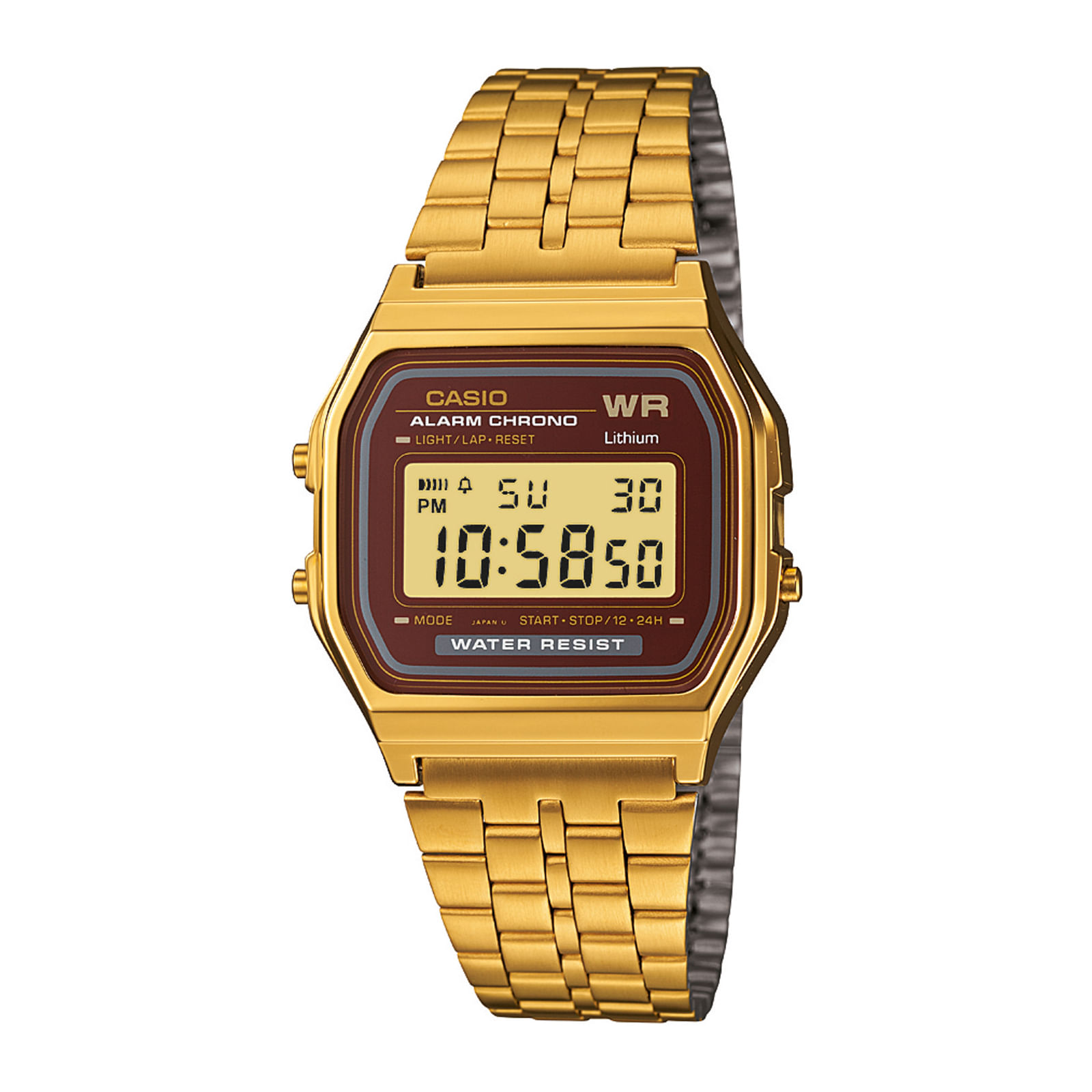 Reloj CASIO A159WGEA-5D Resina Unisex Dorado