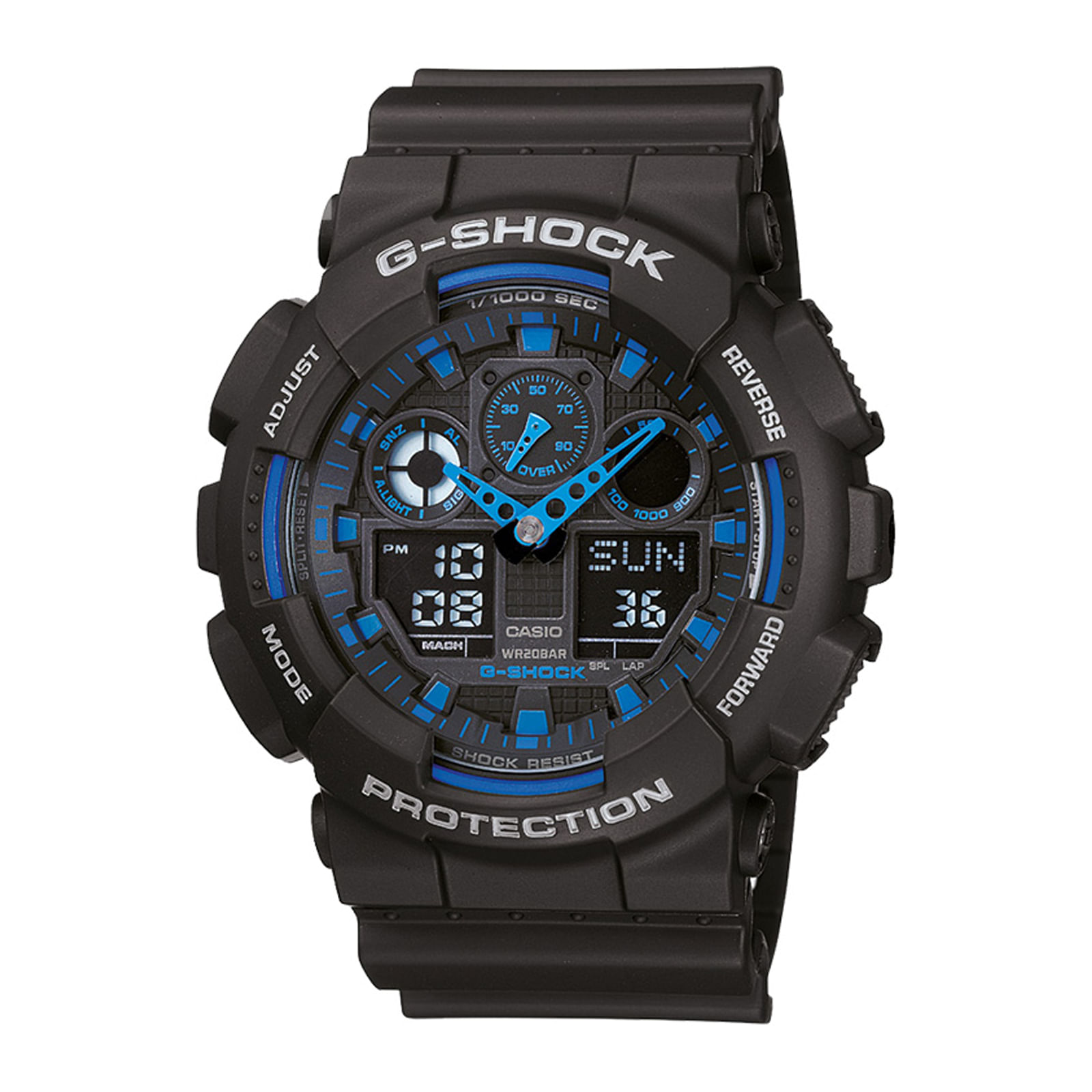 Reloj G-SHOCK GA-100-1A2 Resina Hombre Negro