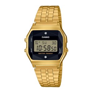 Reloj CASIO A159WGED-1D Resina Unisex Dorado