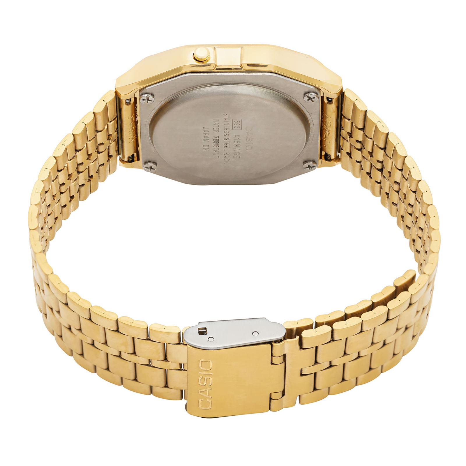 Reloj CASIO A159WGED-1D Resina Unisex Dorado