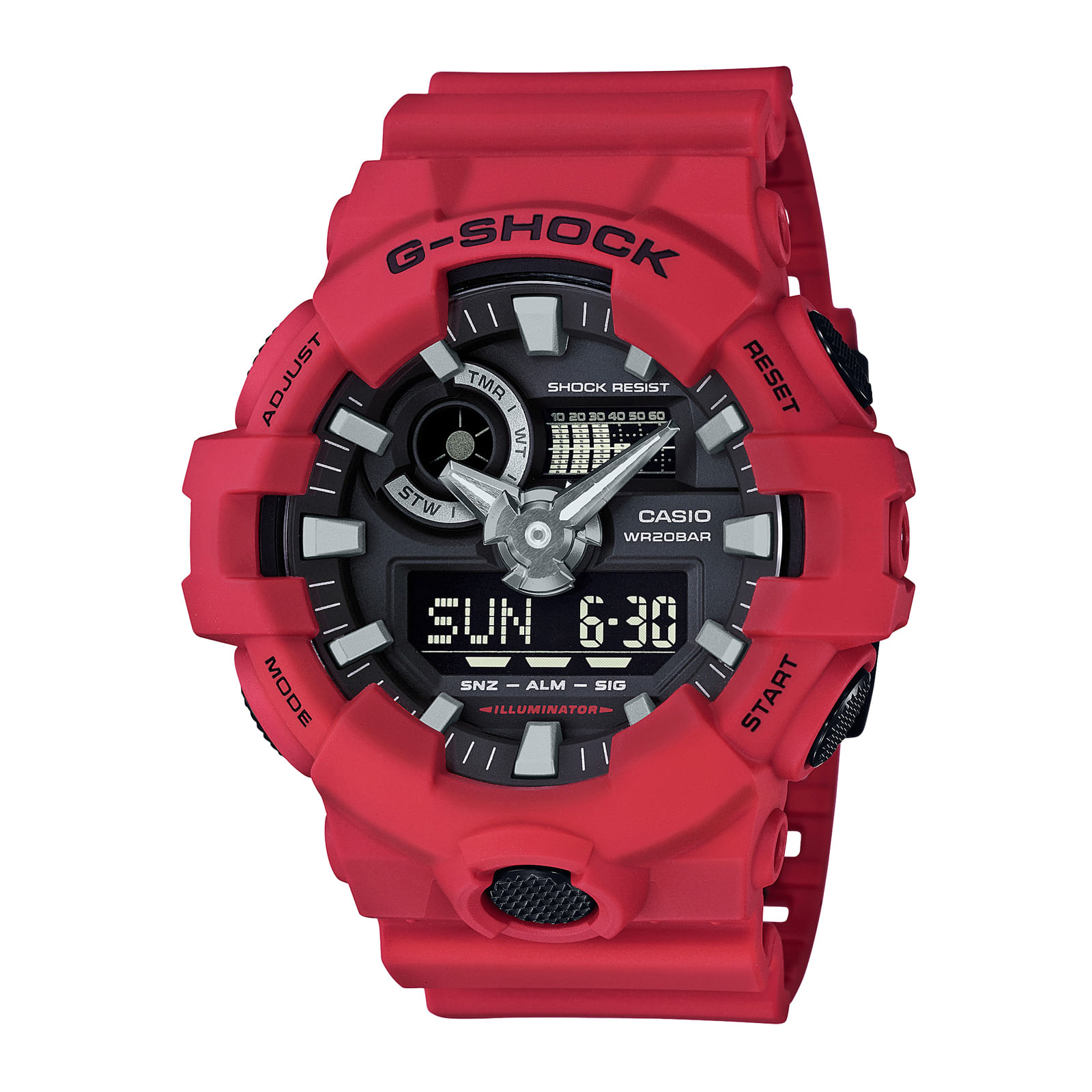 Reloj G-SHOCK GA-700BNR-1A Resina Hombre Negro - Btime