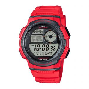 Reloj CASIO AE-1000W-4A Resina Juvenil Rojo