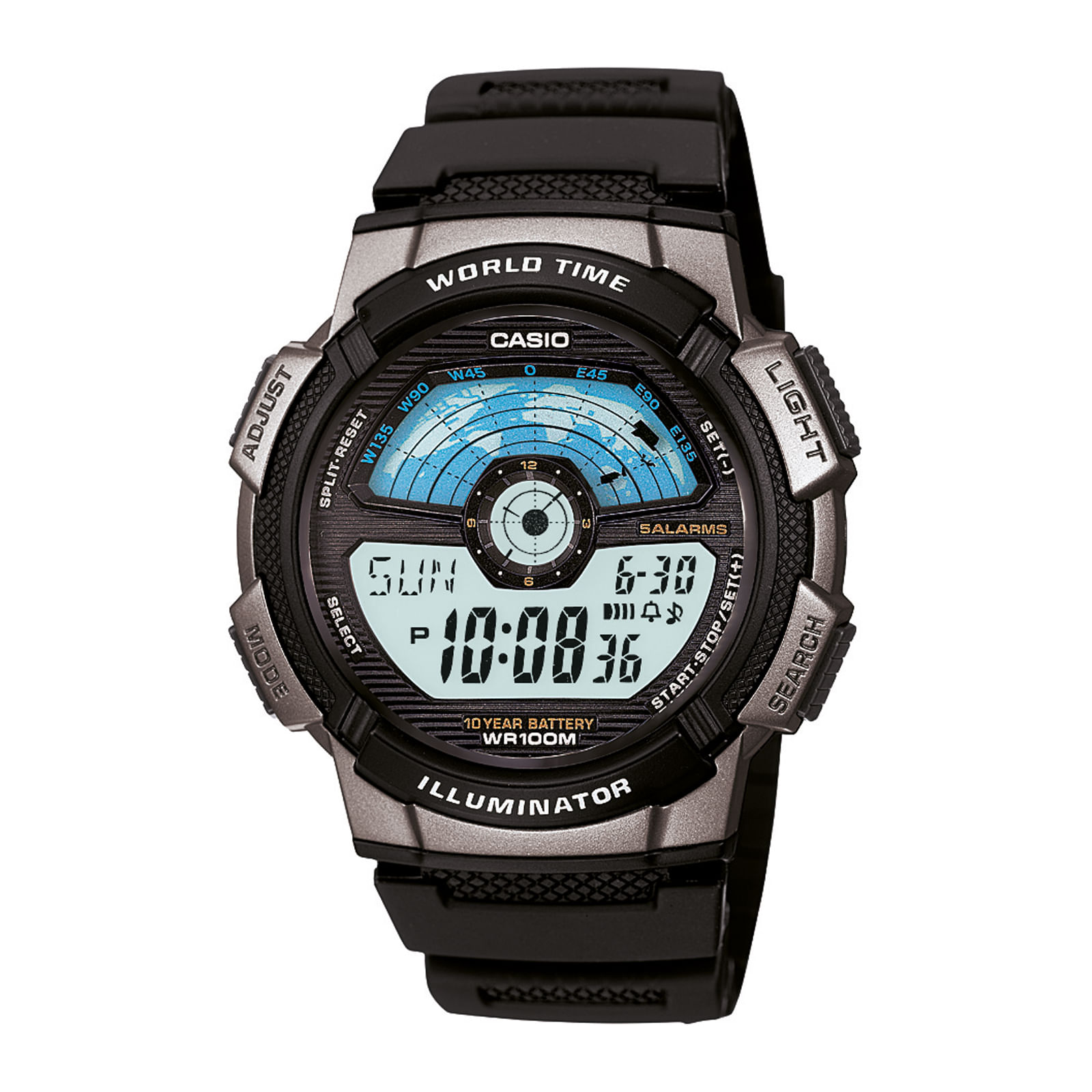 Reloj CASIO AE-1100W-1A Resina Juvenil Gris