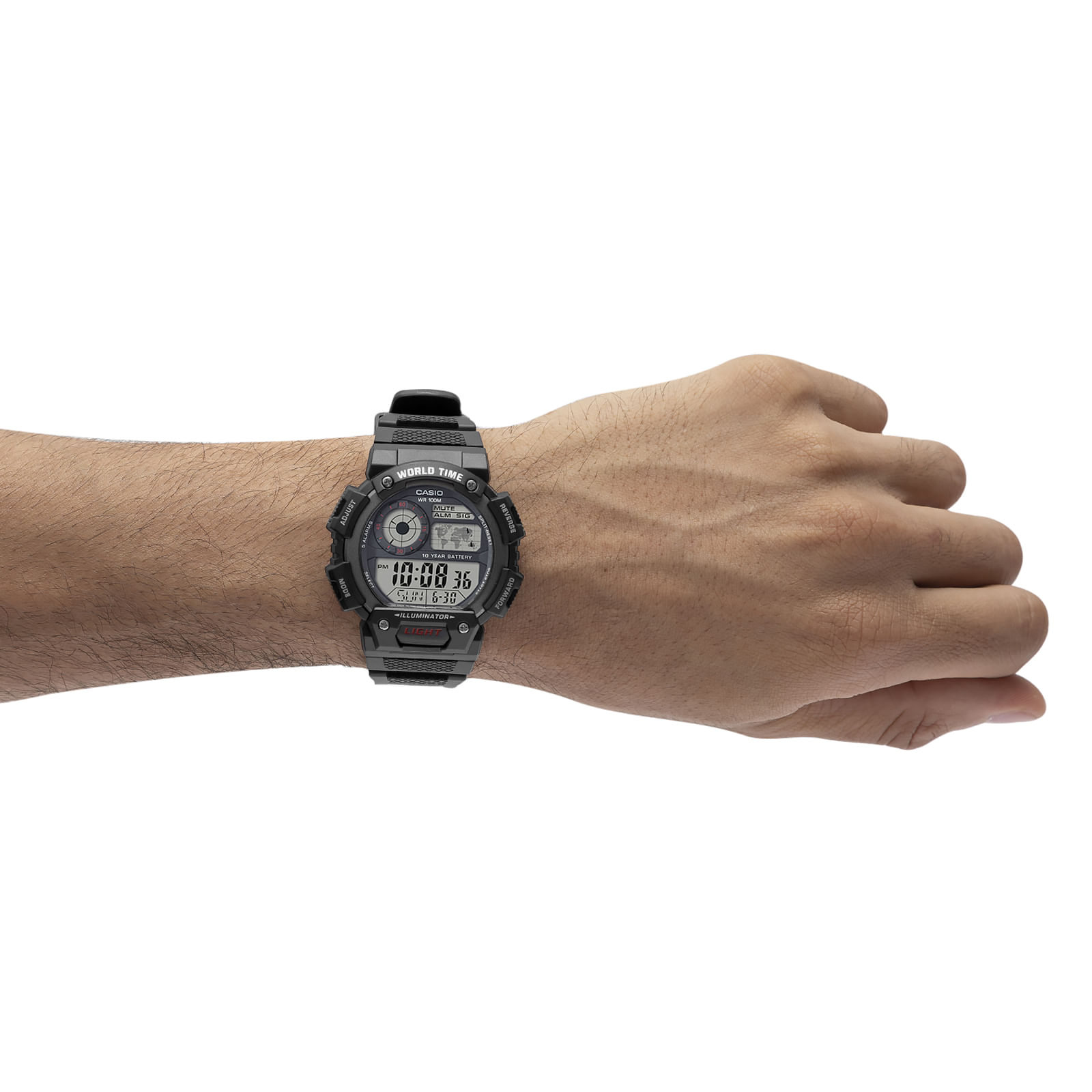 Reloj CASIO AE-1400WH-1A Resina Juvenil Negro