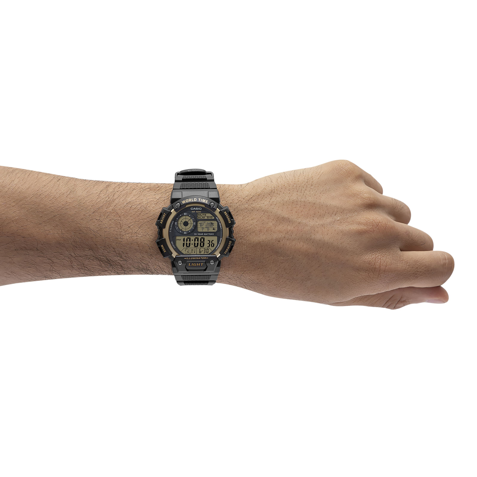 Reloj CASIO AE-1400WH-9A Resina Juvenil Negro