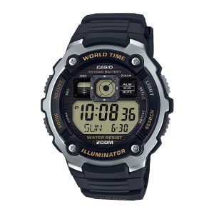 Reloj CASIO AE-2000W-9A Resina/Acero Juvenil Plateado