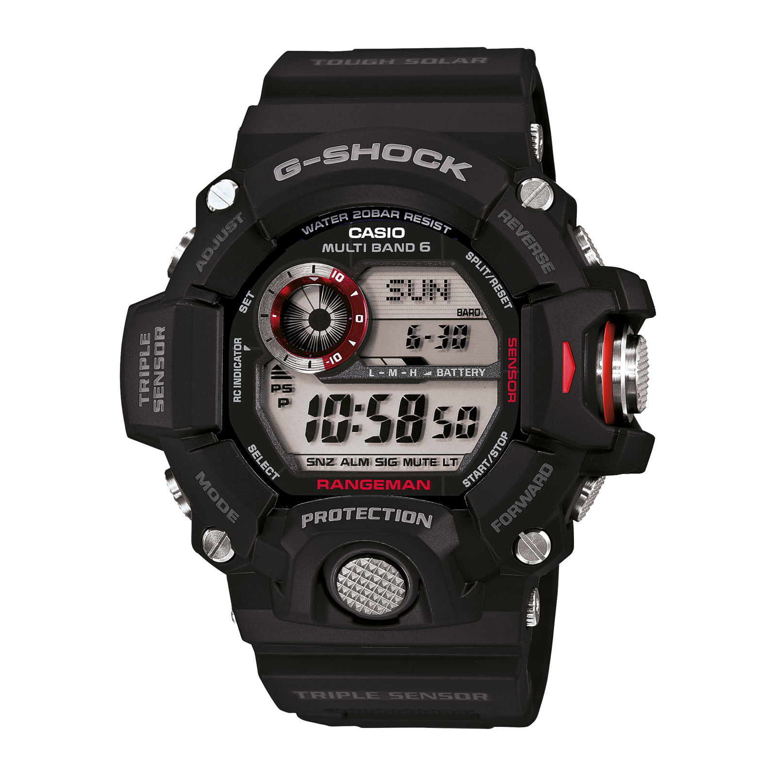 Reloj G-SHOCK GW-9400-1D Resina Hombre Negro