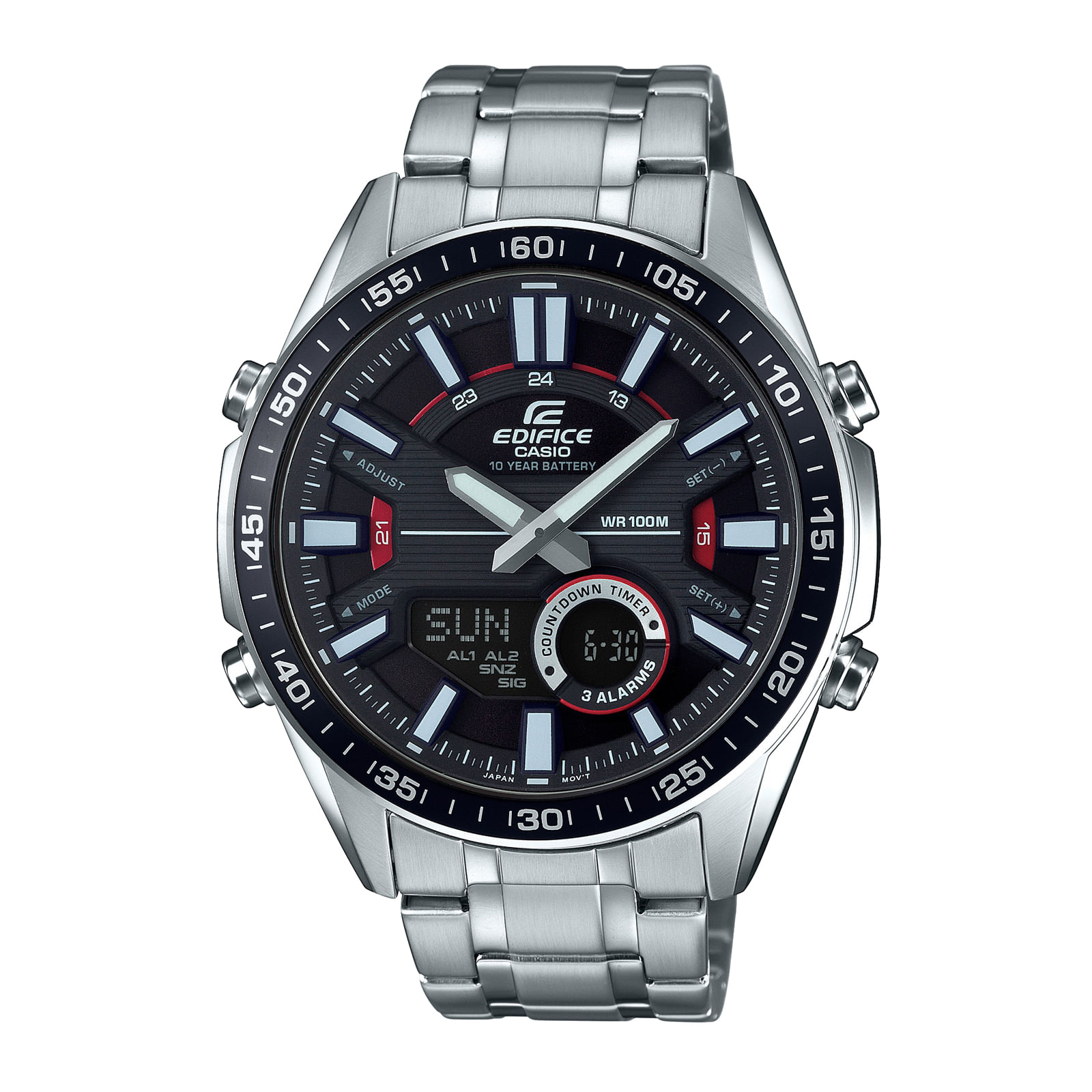 Reloj EDIFICE EFV-C100D-1A Acero Hombre Plateado