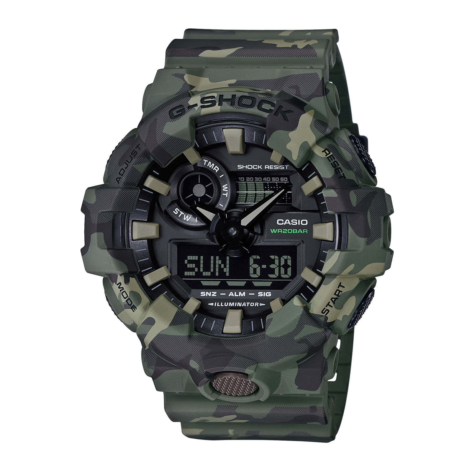 Reloj G-SHOCK GA-700CM-3A Resina Hombre Verde