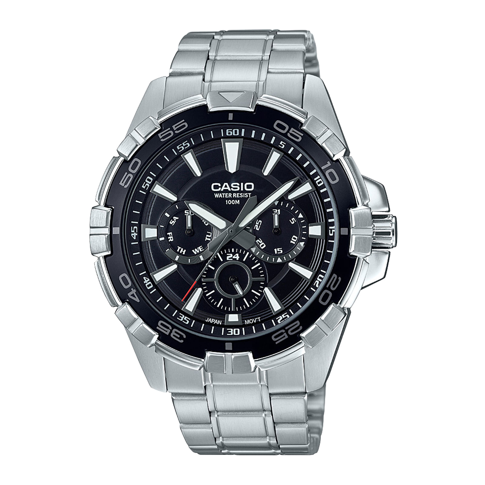 Reloj CASIO MTD-1069D-1A2 Acero Hombre Plateado