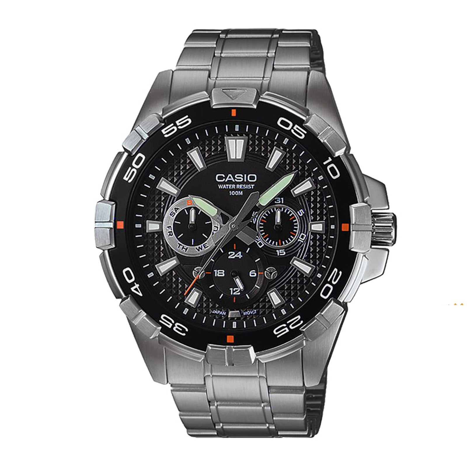 Reloj CASIO MTD-1069D-1A Acero Hombre Plateado