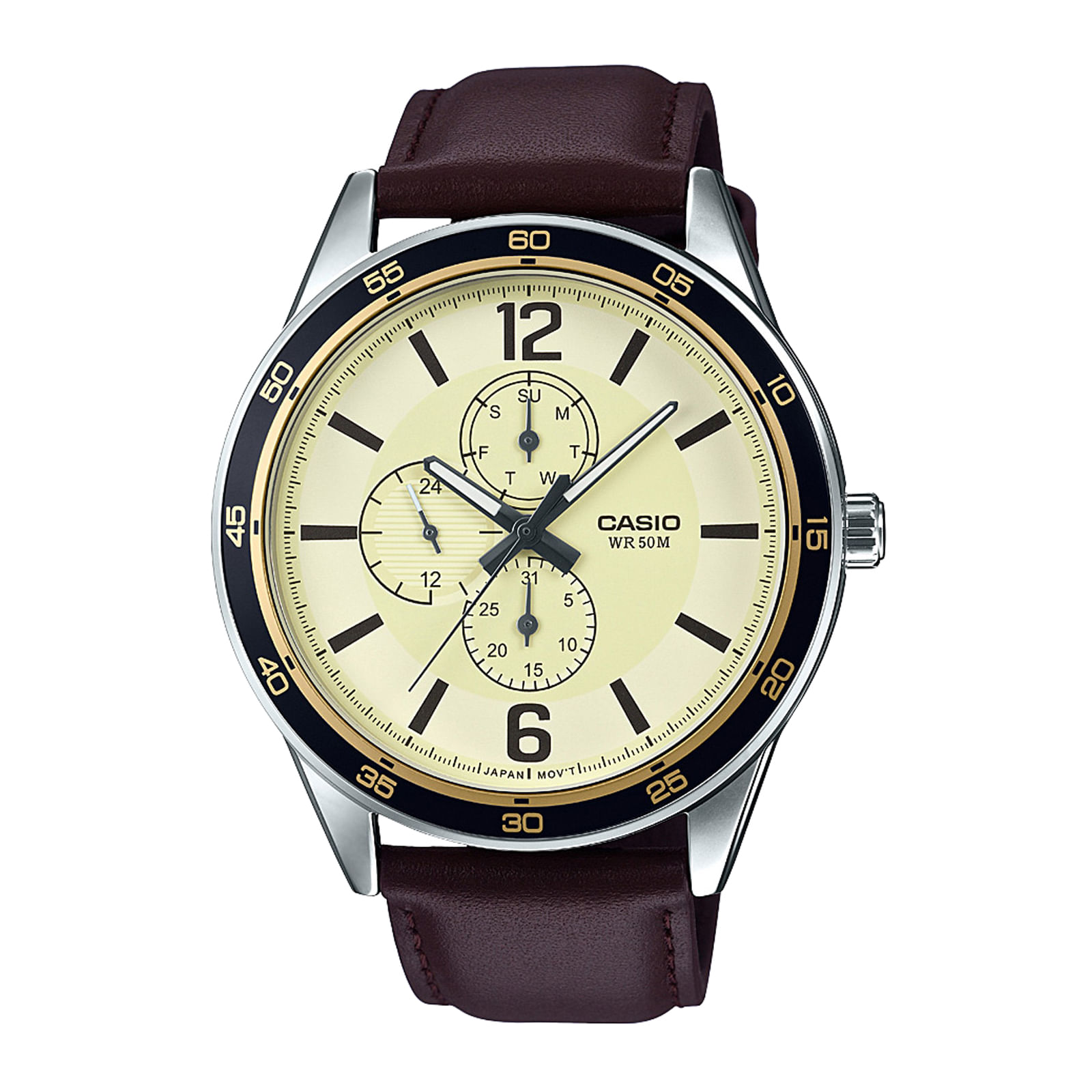 Reloj CASIO MTP-E319L-9B Acero Hombre Plateado