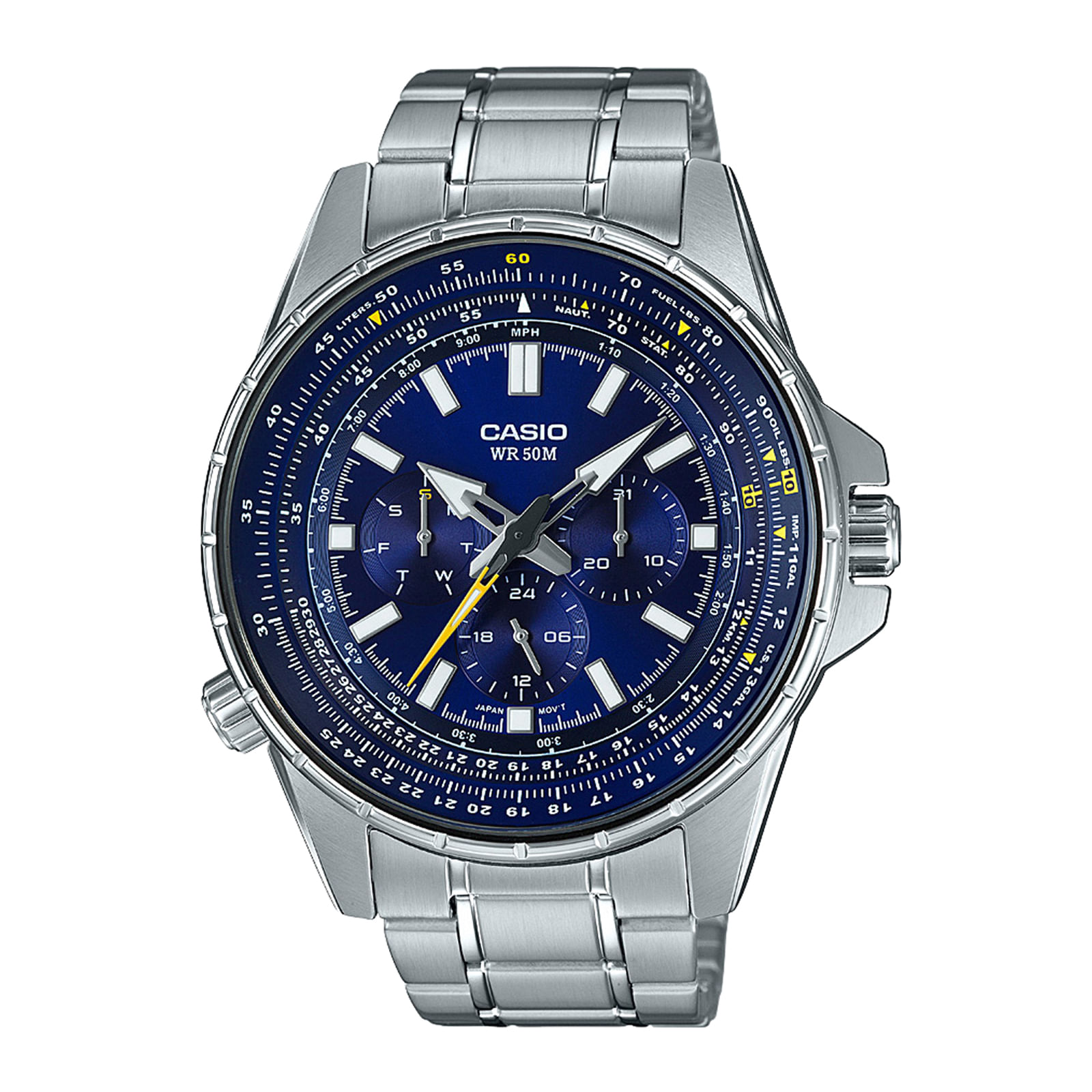 Reloj CASIO MTP-SW320D-2A Acero Hombre Plateado