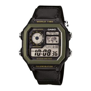 Reloj CASIO AE-1200WHB-1B Resina Juvenil Negro