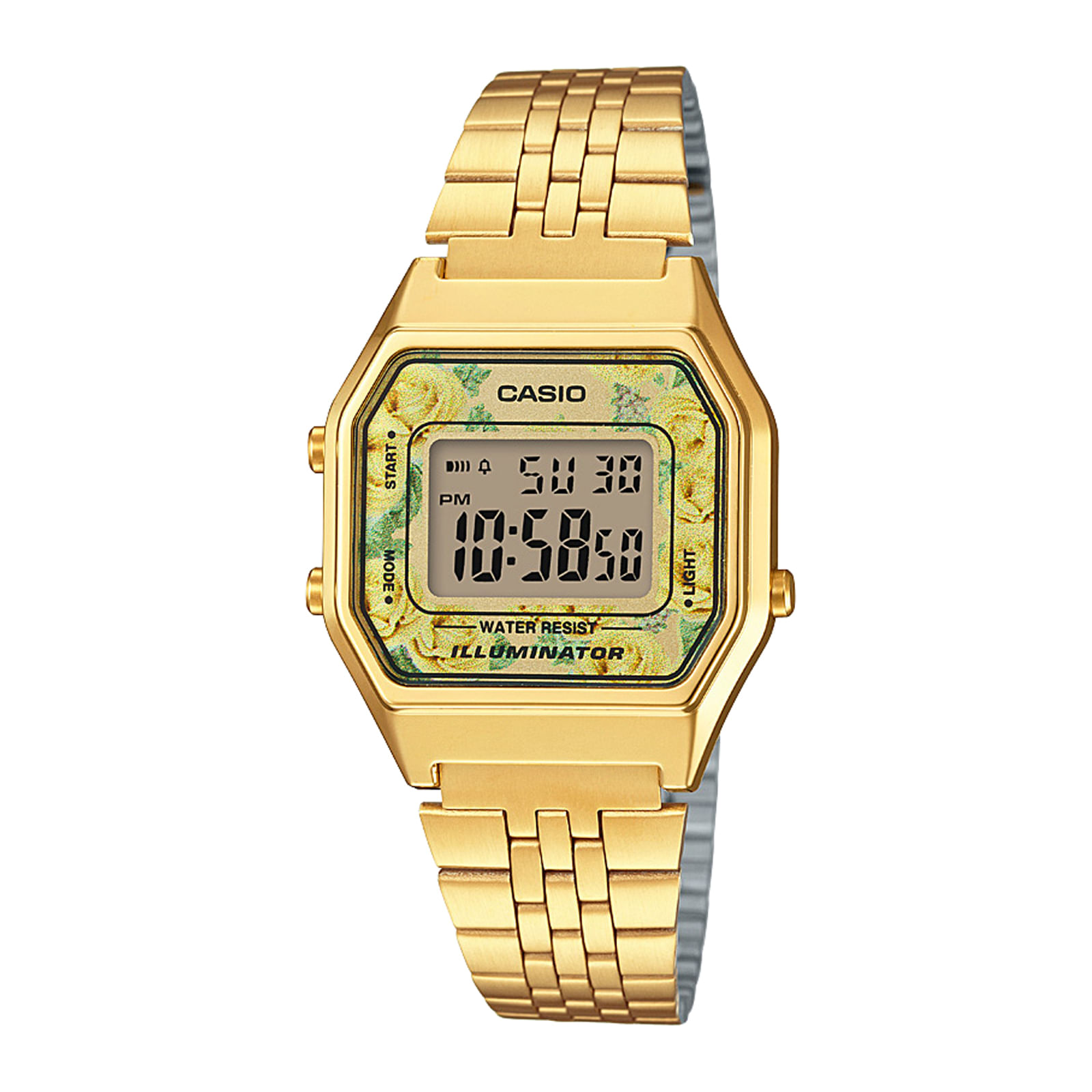 Reloj CASIO LA680WGA-9C Resina Mujer Dorado