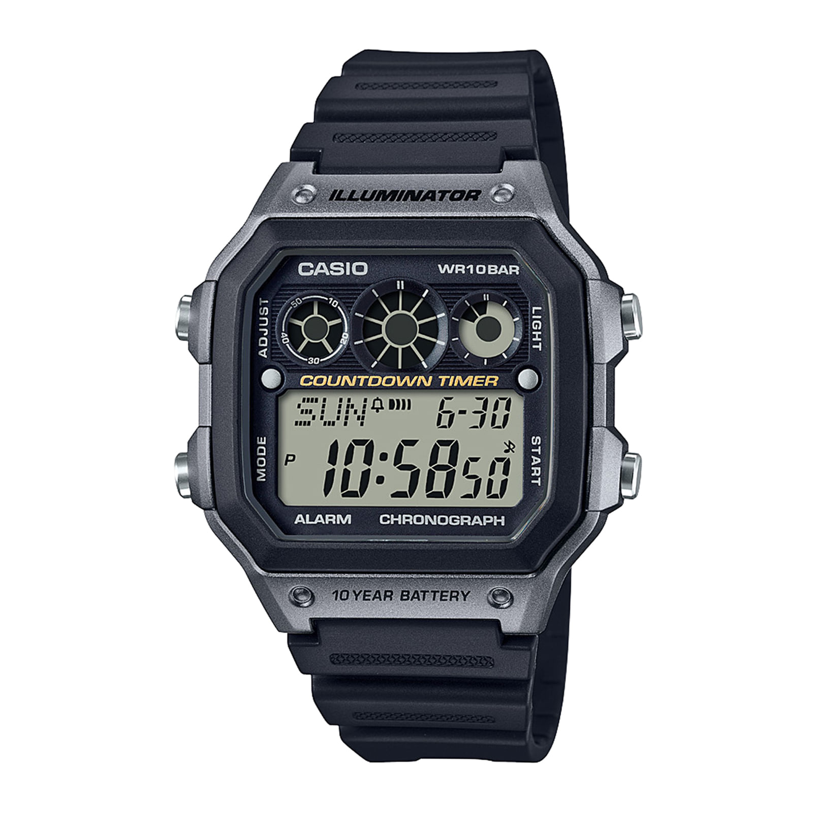 Reloj CASIO AE-1300WH-8A Resina Juvenil Gris