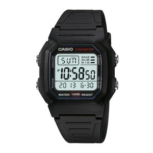 Reloj CASIO W-800H-1A Resina Juvenil Negro