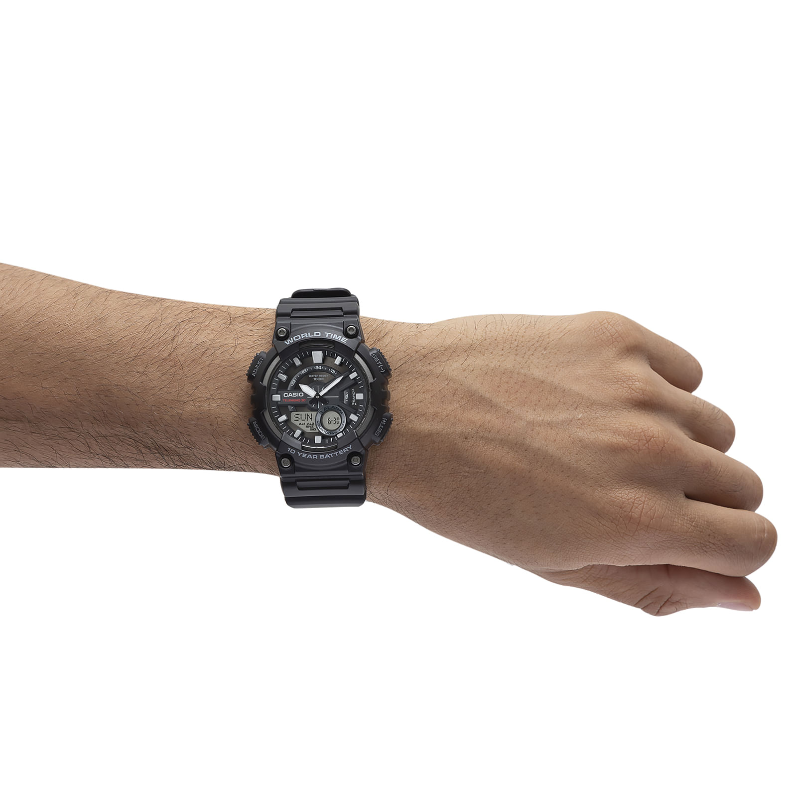 Reloj CASIO AEQ-110W-1A Resina Hombre Negro