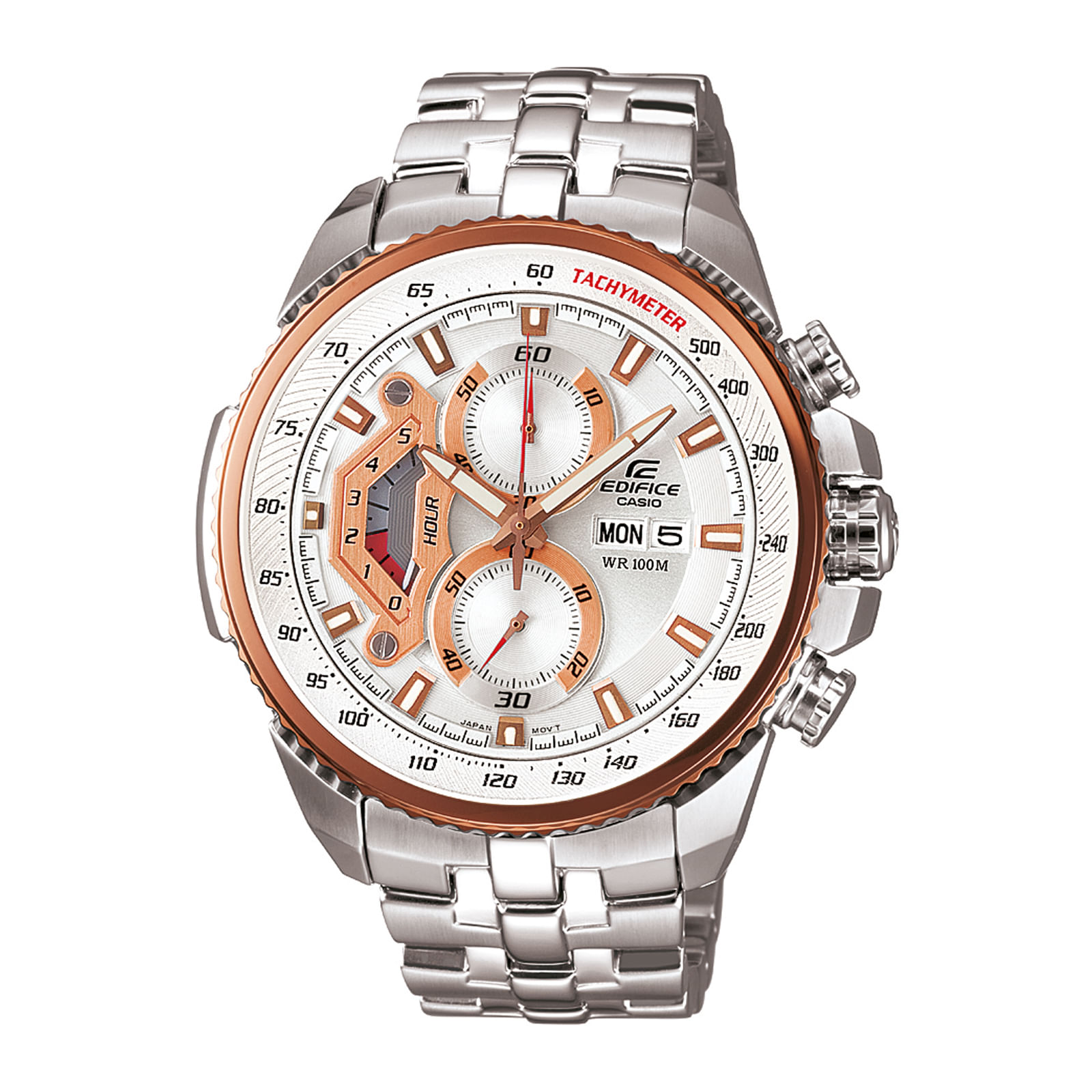 Reloj EDIFICE EF-558D-7A Acero Hombre Plateado