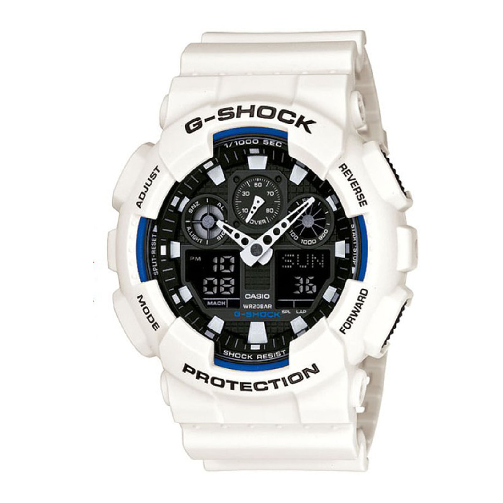 Reloj G-SHOCK GA-100B-7A Resina Hombre Blanco