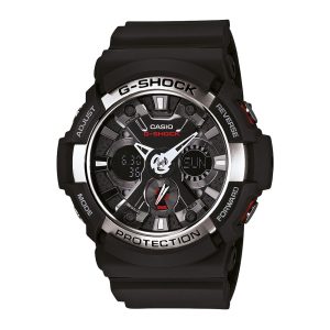 Reloj G-SHOCK GA-200-1A Resina/Acero Hombre Negro