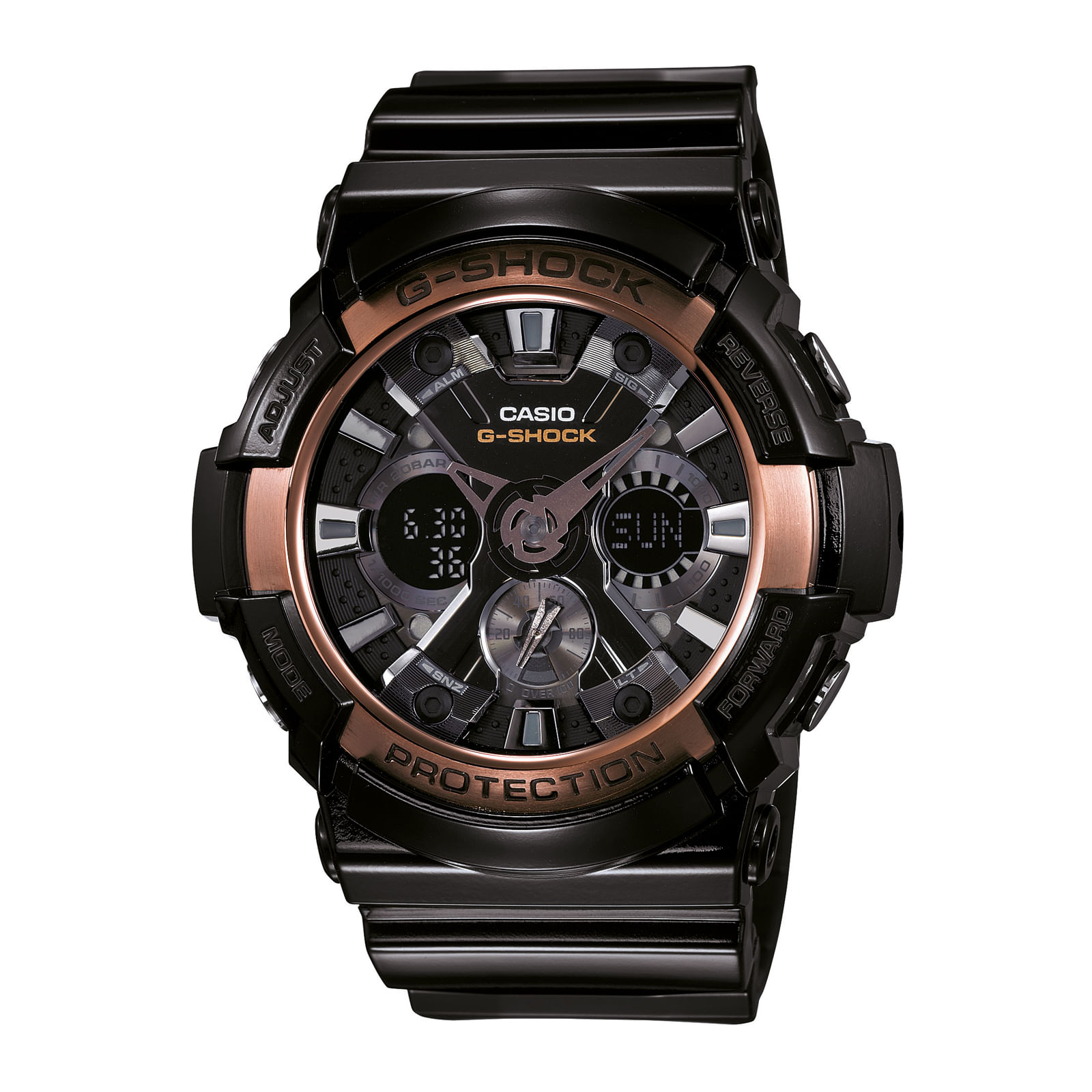Reloj G-SHOCK GA-200RG-1A Resina/Acero Hombre Negro