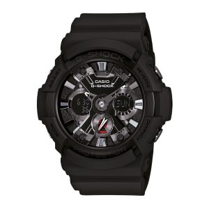 Reloj G-SHOCK GA-201-1A Resina/Aluminio Hombre Negro