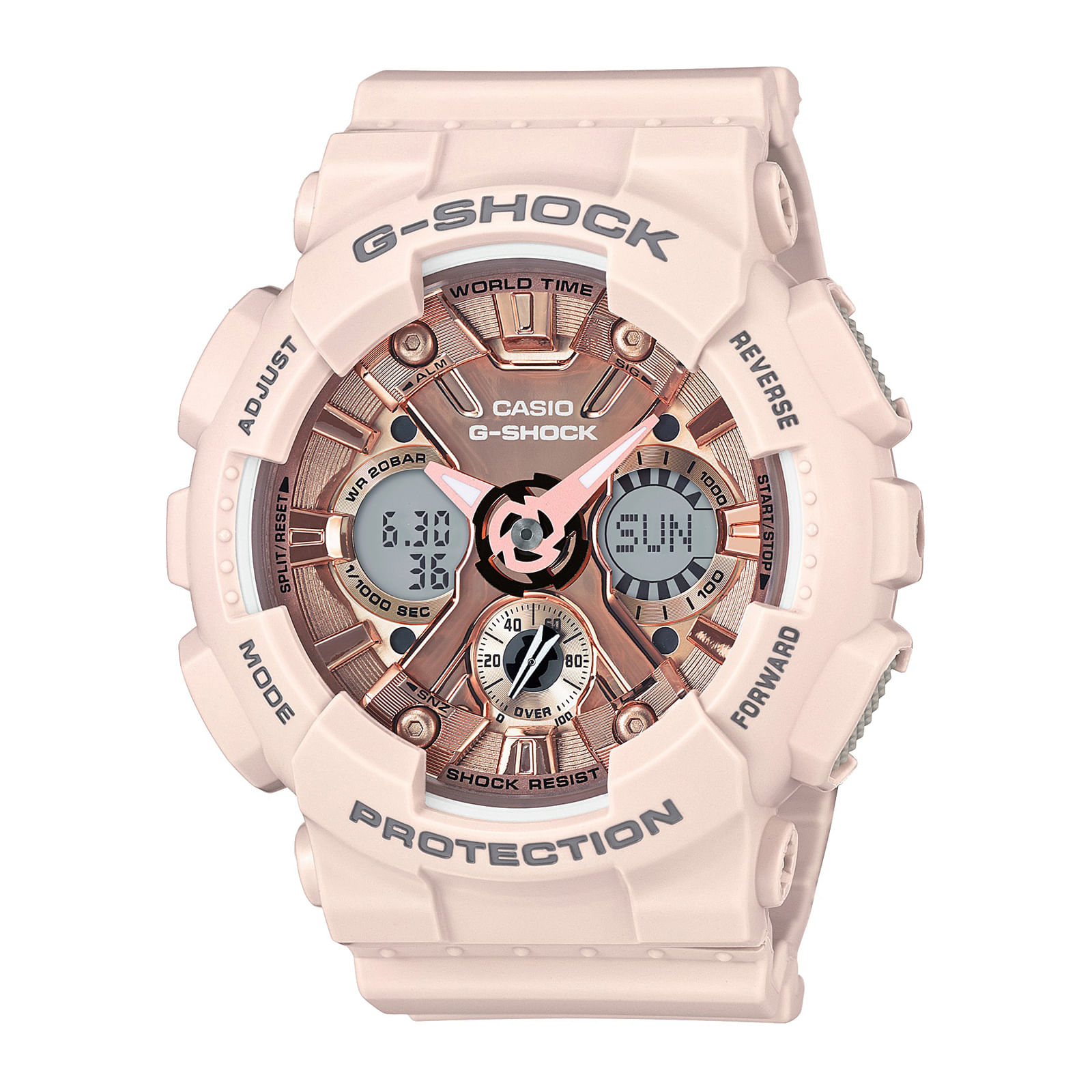 Reloj G-SHOCK GMA-S120MF-4A Resina Mujer Rosado