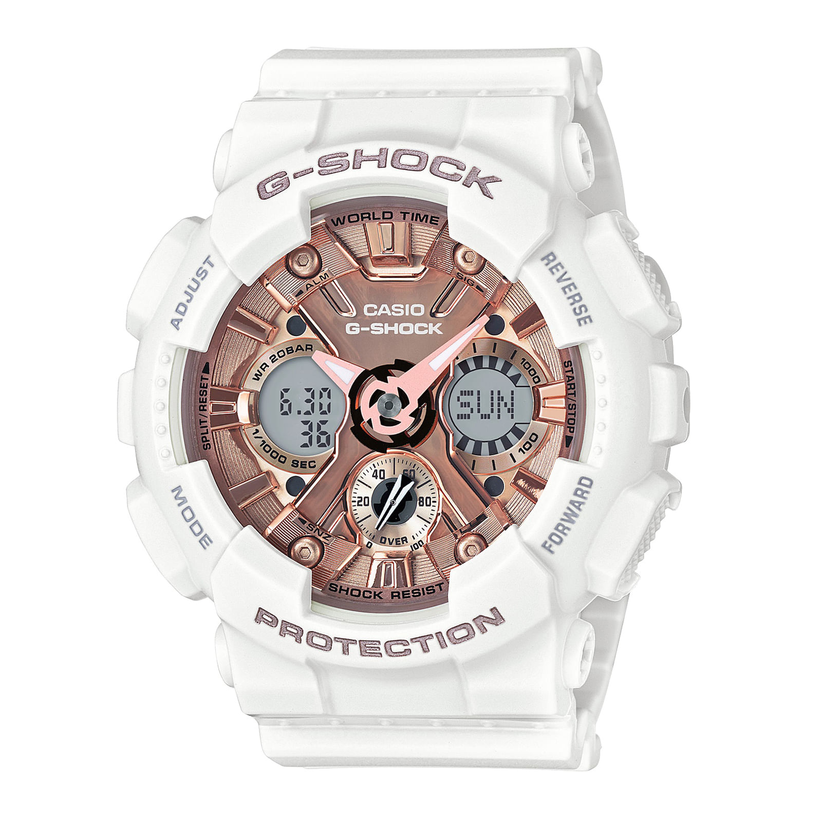 Reloj G-SHOCK GMA-S120MF-7A2 Resina Mujer Blanco