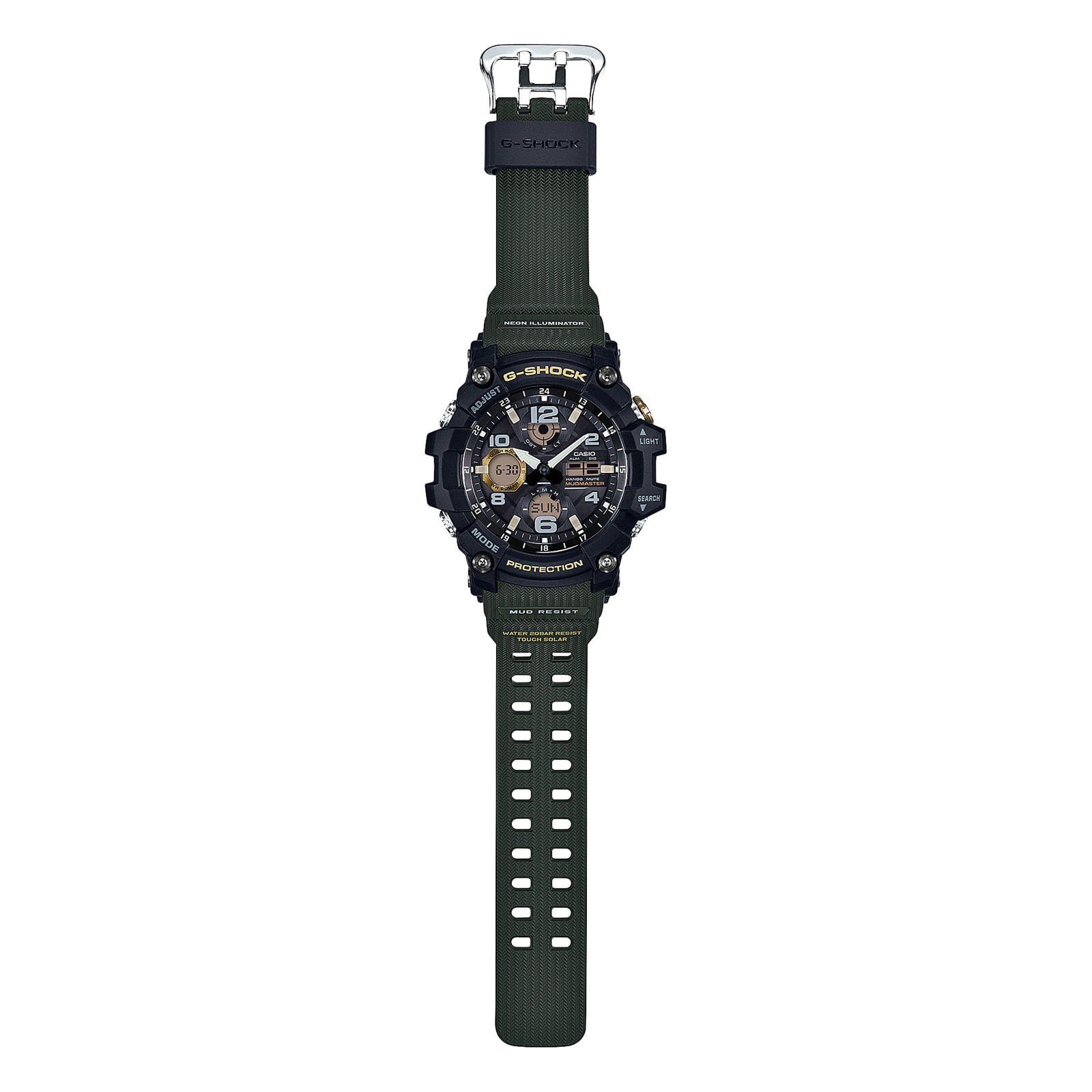 Reloj G-SHOCK GSG-100-1A3 Resina/Acero Hombre Negro