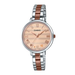 Reloj CASIO LTP-E160RG-9A Acero Mujer Plateado