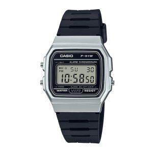 Reloj CASIO F-91WM-7A Resina Juvenil Plateado