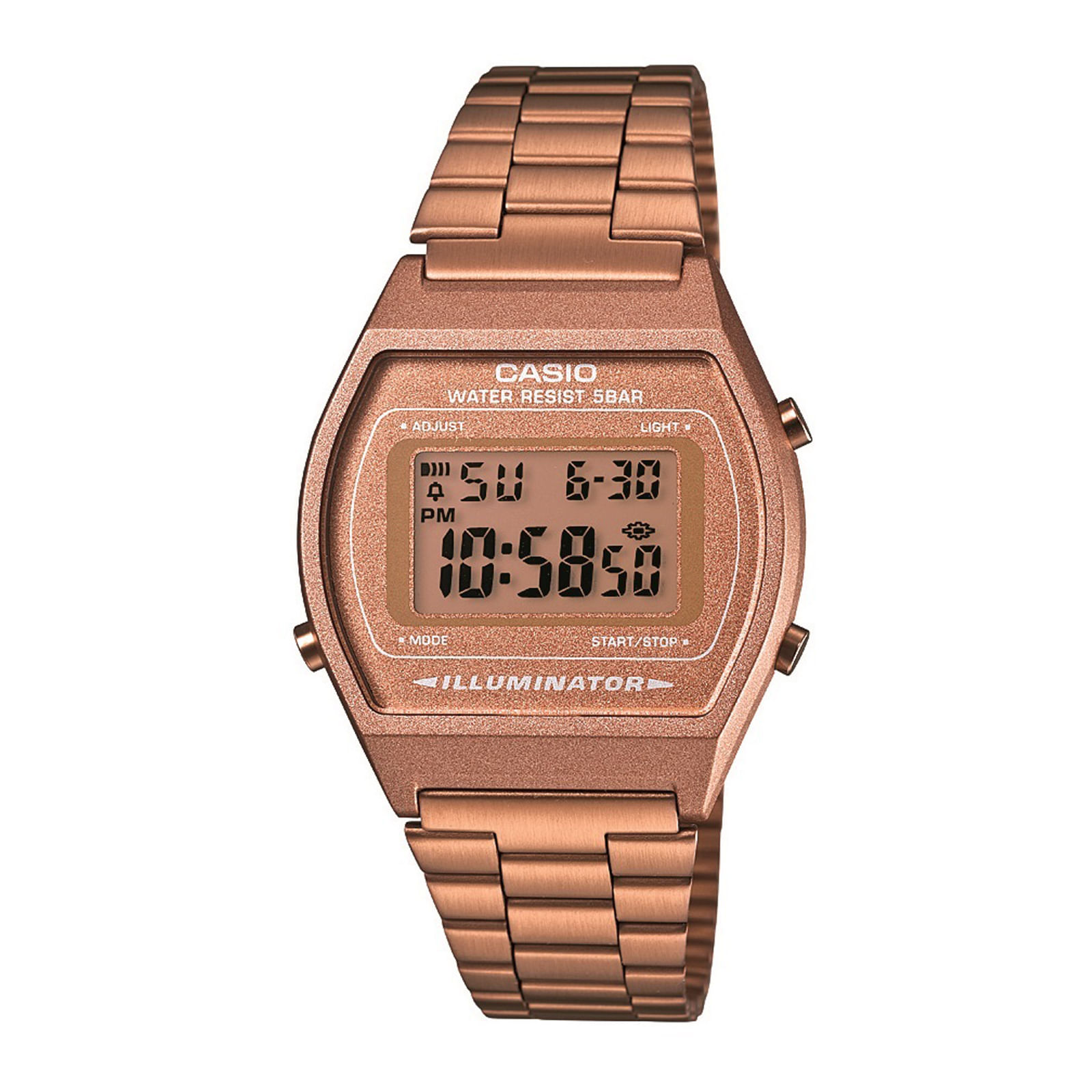 Reloj CASIO B640WC-5A Resina Unisex Oro Rosa