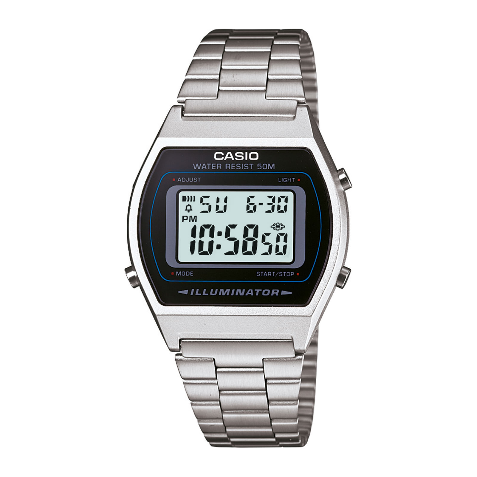 Reloj CASIO B640WD-1A Resina Unisex Plateado