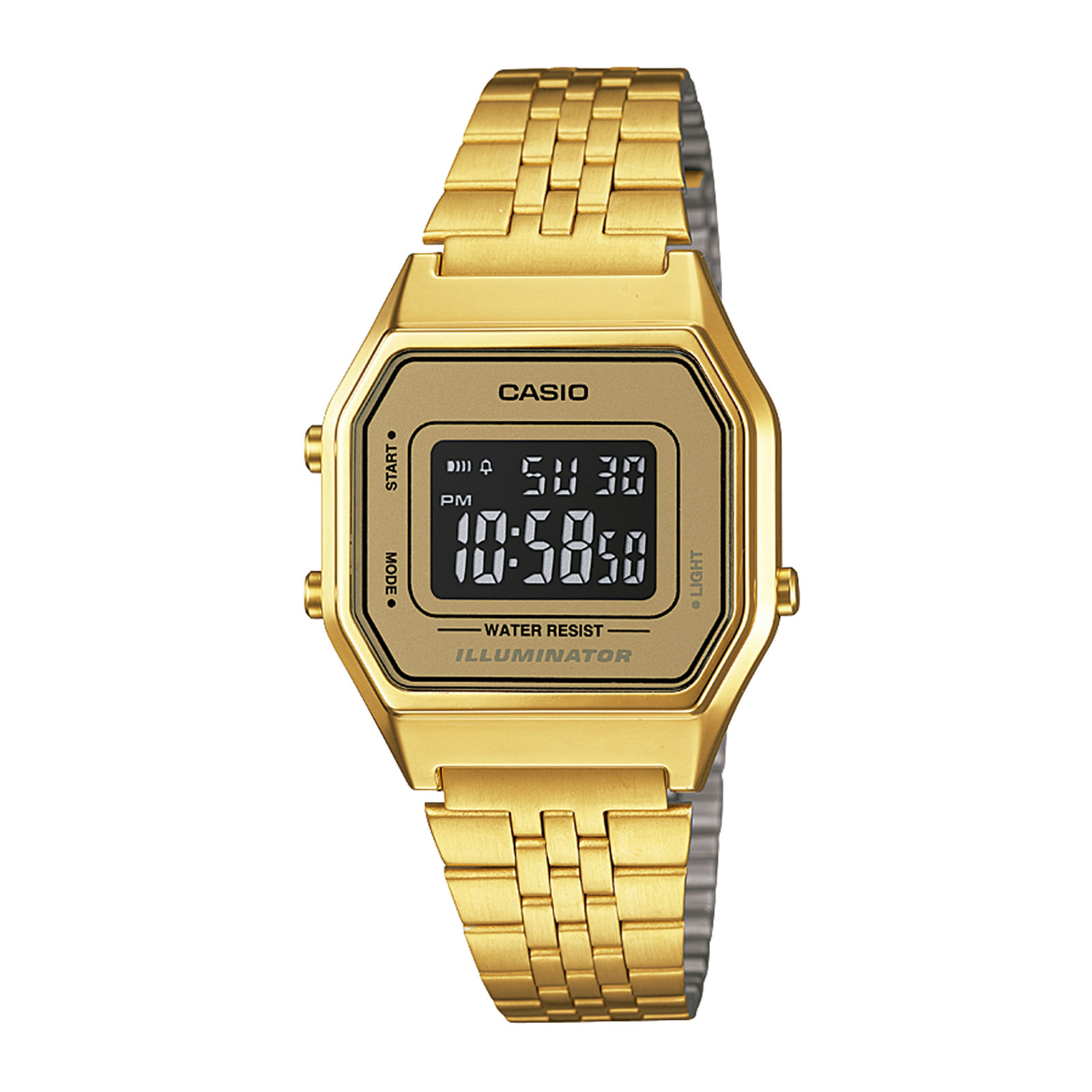 ordenar Componer Absolutamente Reloj CASIO LA680WGA-4C Resina Juvenil Dorado - Btime