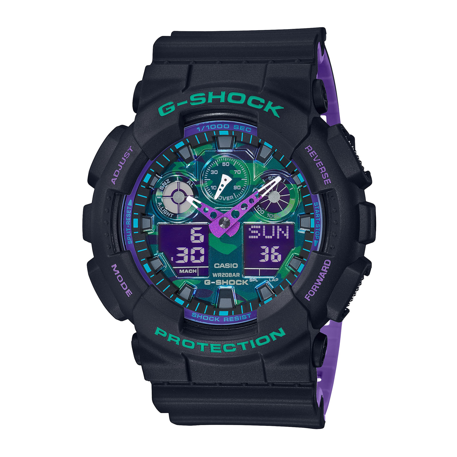 Reloj G-SHOCK GA-100BL-1A Resina Hombre Negro