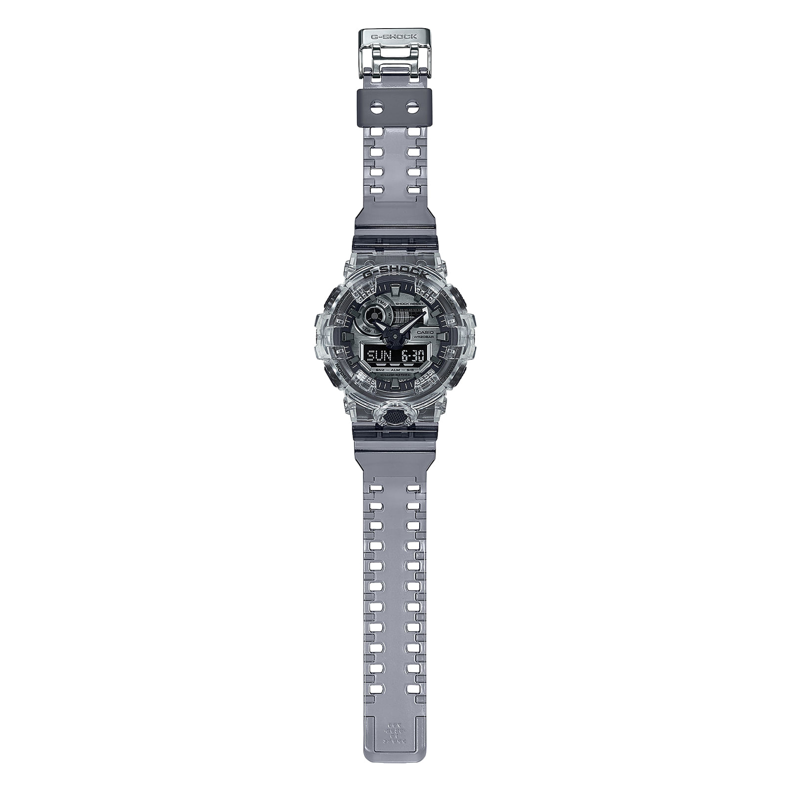 Reloj G-SHOCK GA-700SK-1A Resina Hombre Plateado