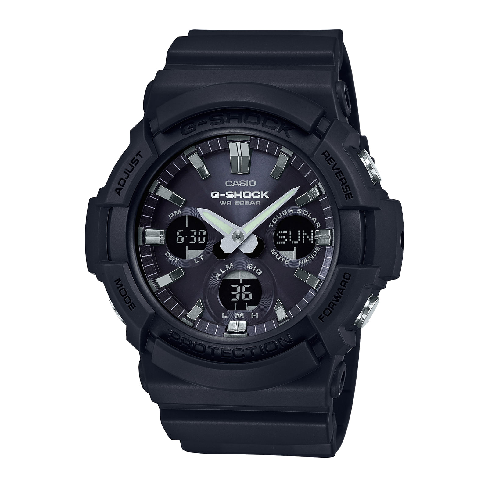 Reloj G-SHOCK GAS-100B-1A Resina/Aluminio Hombre Negro