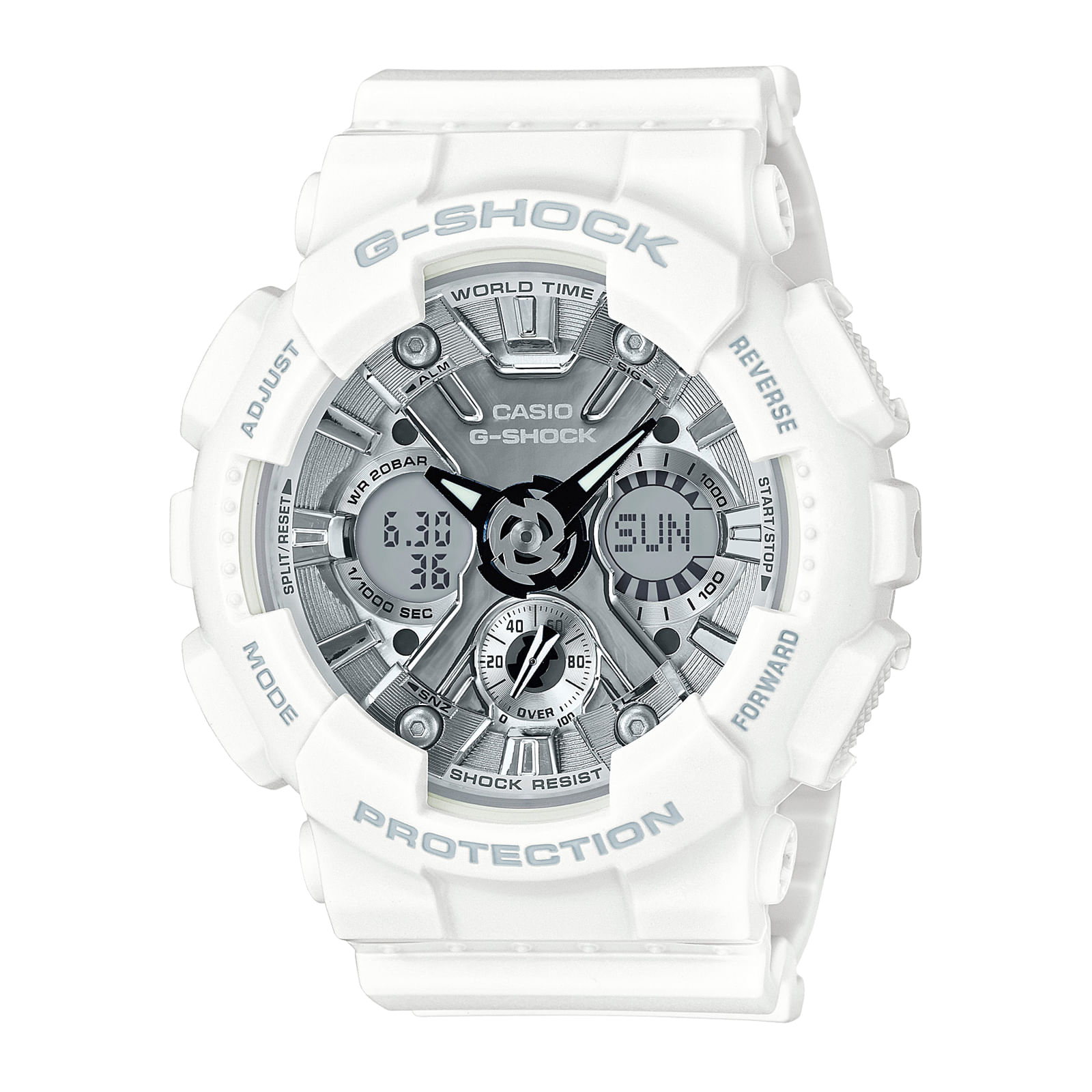 Reloj G-SHOCK GMA-S120MF-7A1 Resina Mujer Blanco