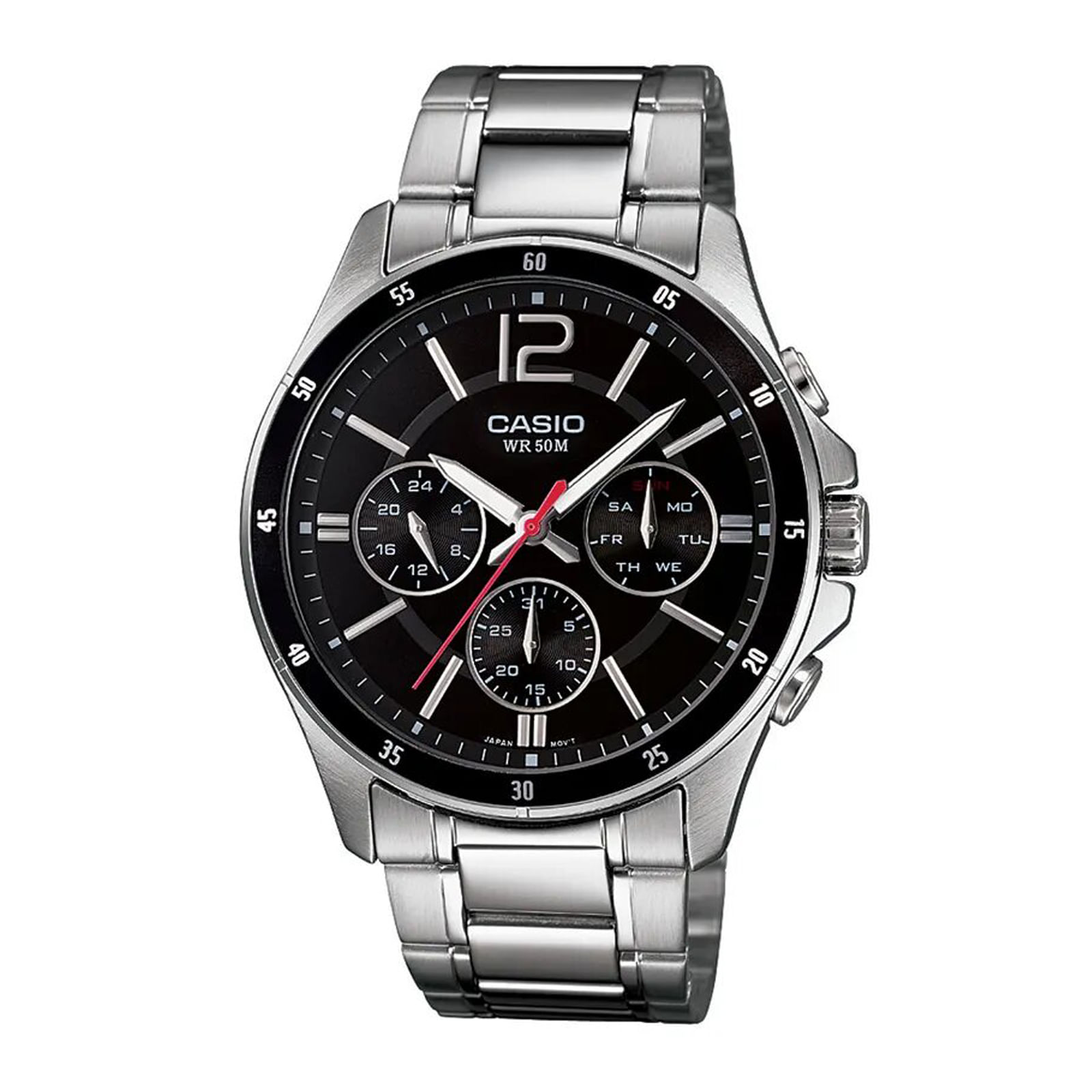 Reloj CASIO MTP-1374D-1A Acero Hombre Plateado