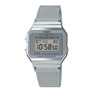 Reloj CASIO A700WM-7A Resina Unisex Plateado